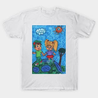 Two Little Friends T-Shirt